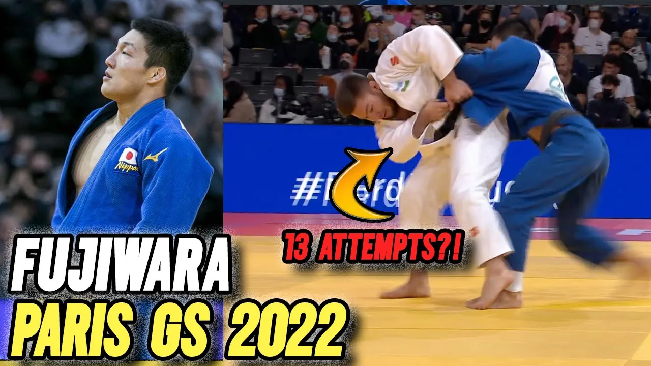 Judo Paris GS 2022 - Fujiwara Sotaro Highlights - 藤原 崇太郎