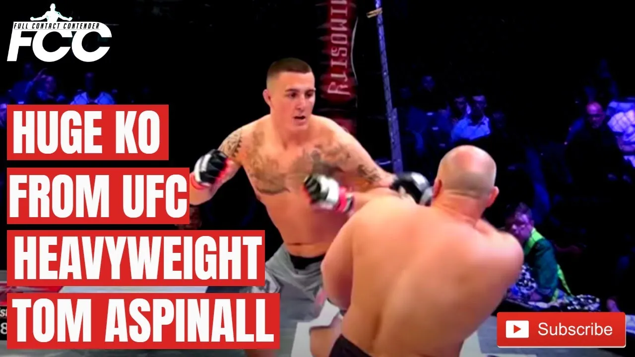 Huge KO from UFC Heavyweight Tom Aspinall background