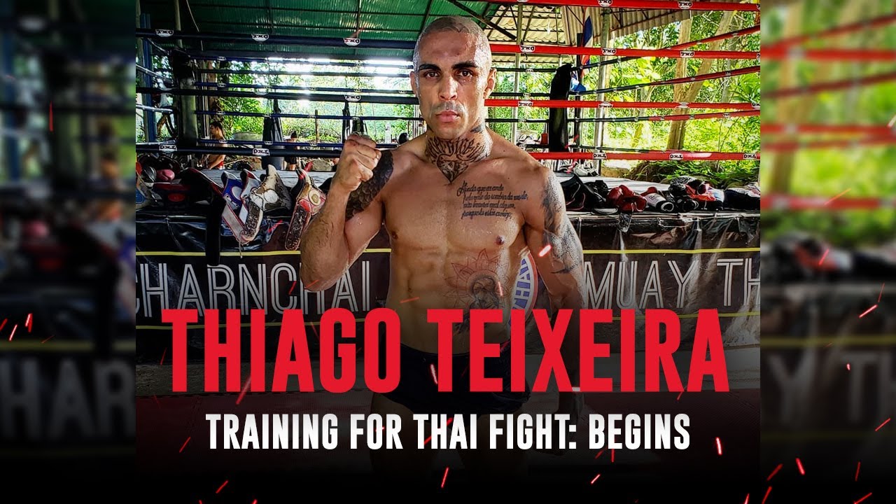 Brazilian Muay Thai Fighter Thiago Teixeira Training For Thai Fight: Begins | Muay Thai Training