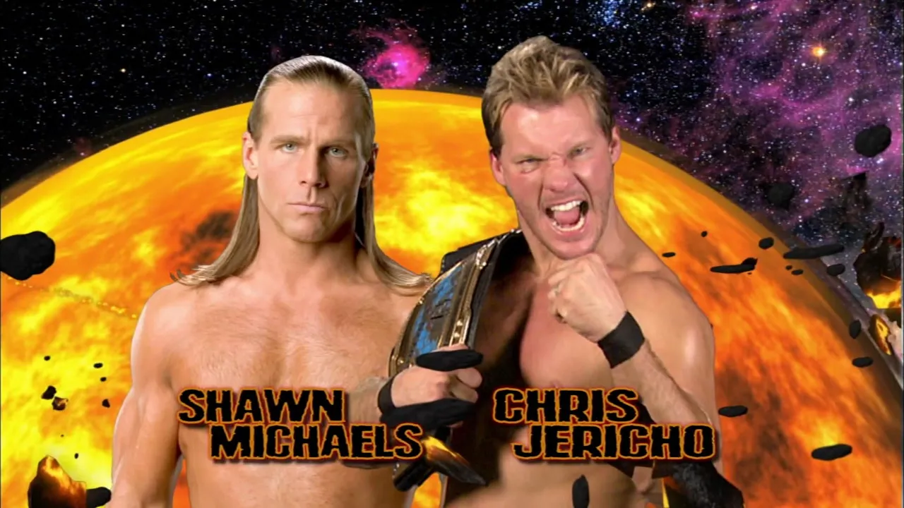 Story of Shawn Michaels vs. Chris Jericho | Judgement Day 2008 background