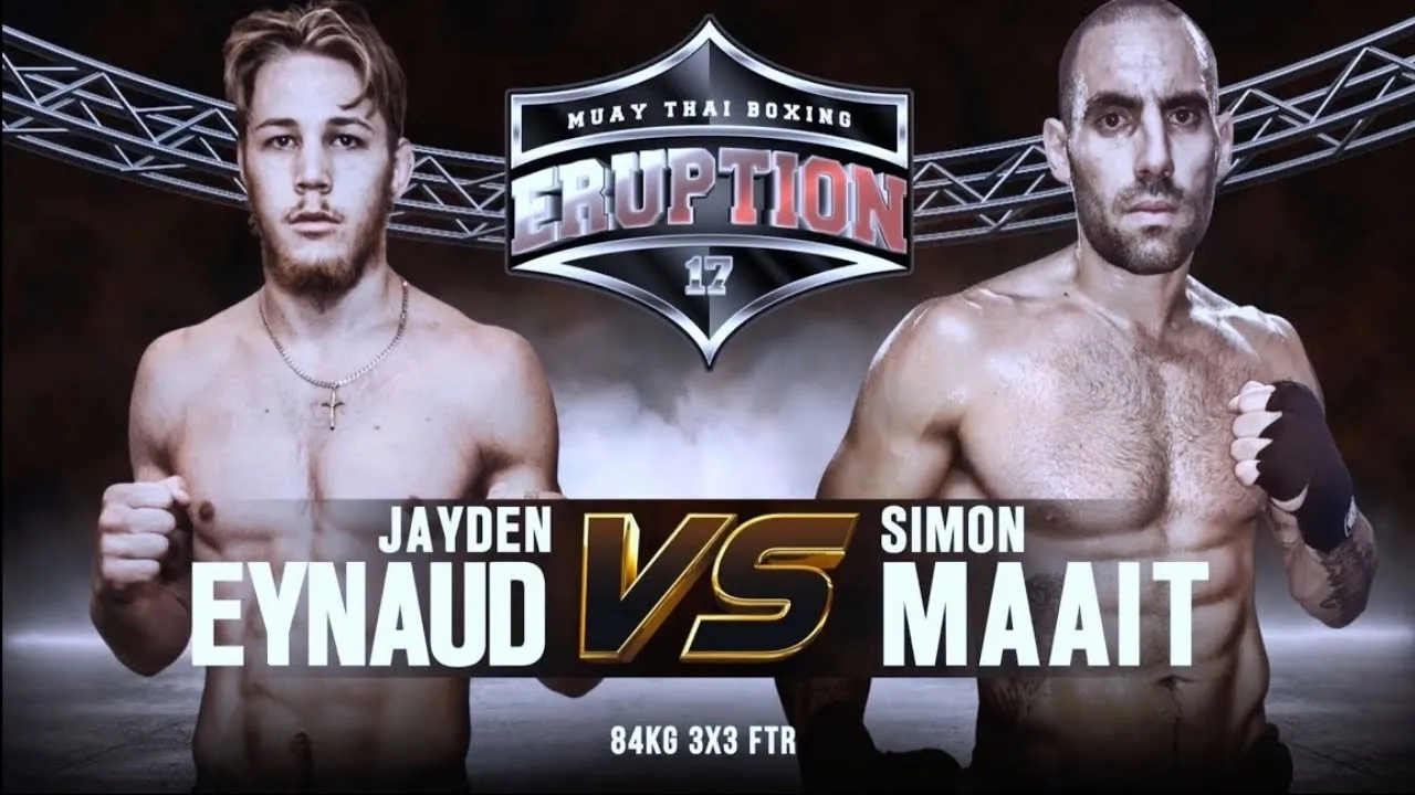 Eruption Muay Thai 17: Jayden Eynaud Vs Simon Maait background