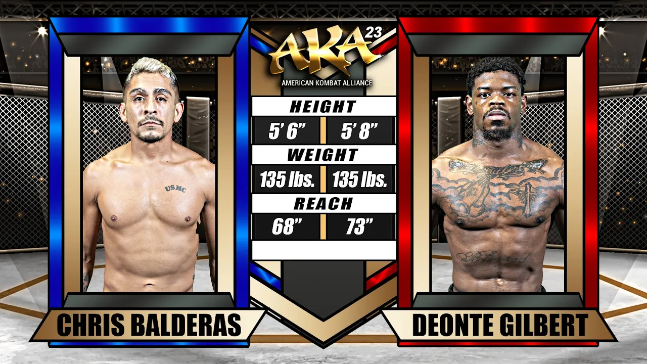 AKA 23 Fight 1 Chris Balderas vs Deonte Gilbert