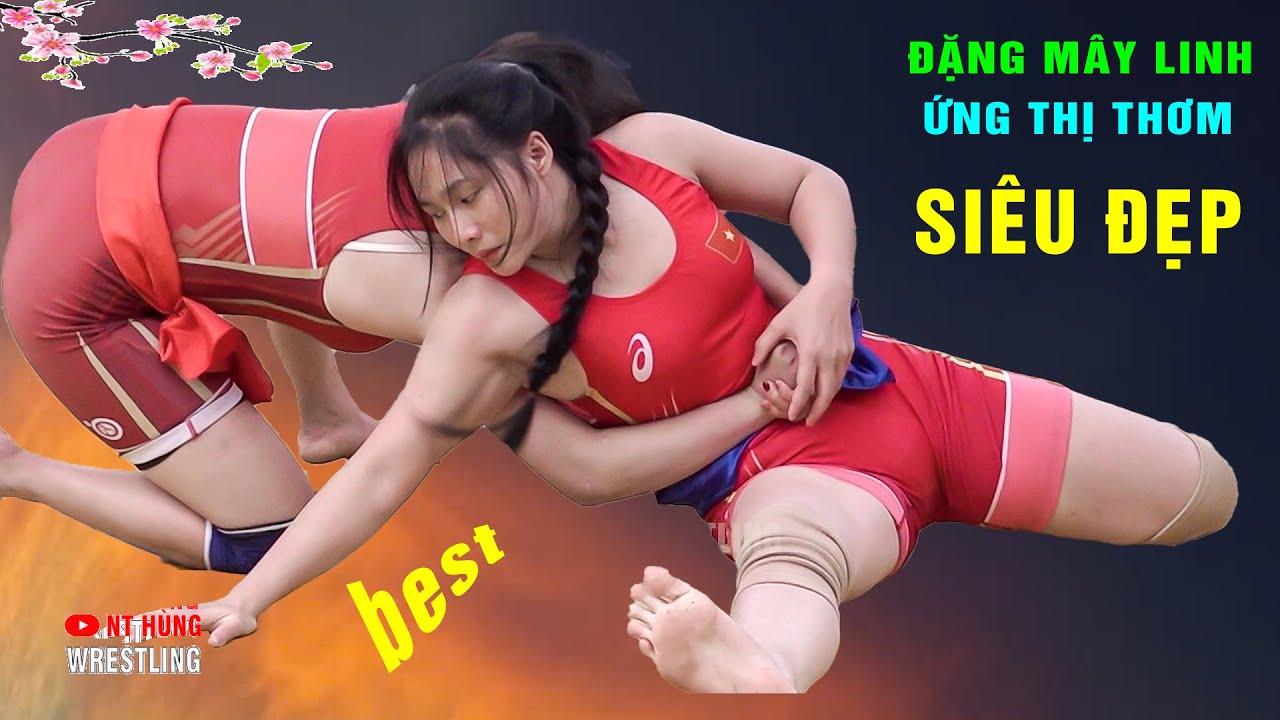 Vật Nữ 2025 - Siêu Nữ Cực Đẹp " LINH SAPA - ỨNG THỊ THƠM". women wrestling background