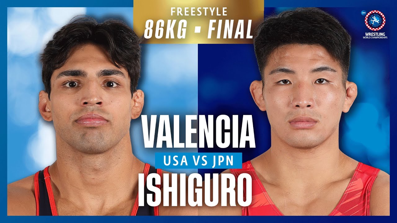 Zahid VALENCIA (USA) vs. Hayato ISHIGURO (JPN) | WORLD CHAMPIONSHIPS 2025 | Gold Medal | FS 86Kg background