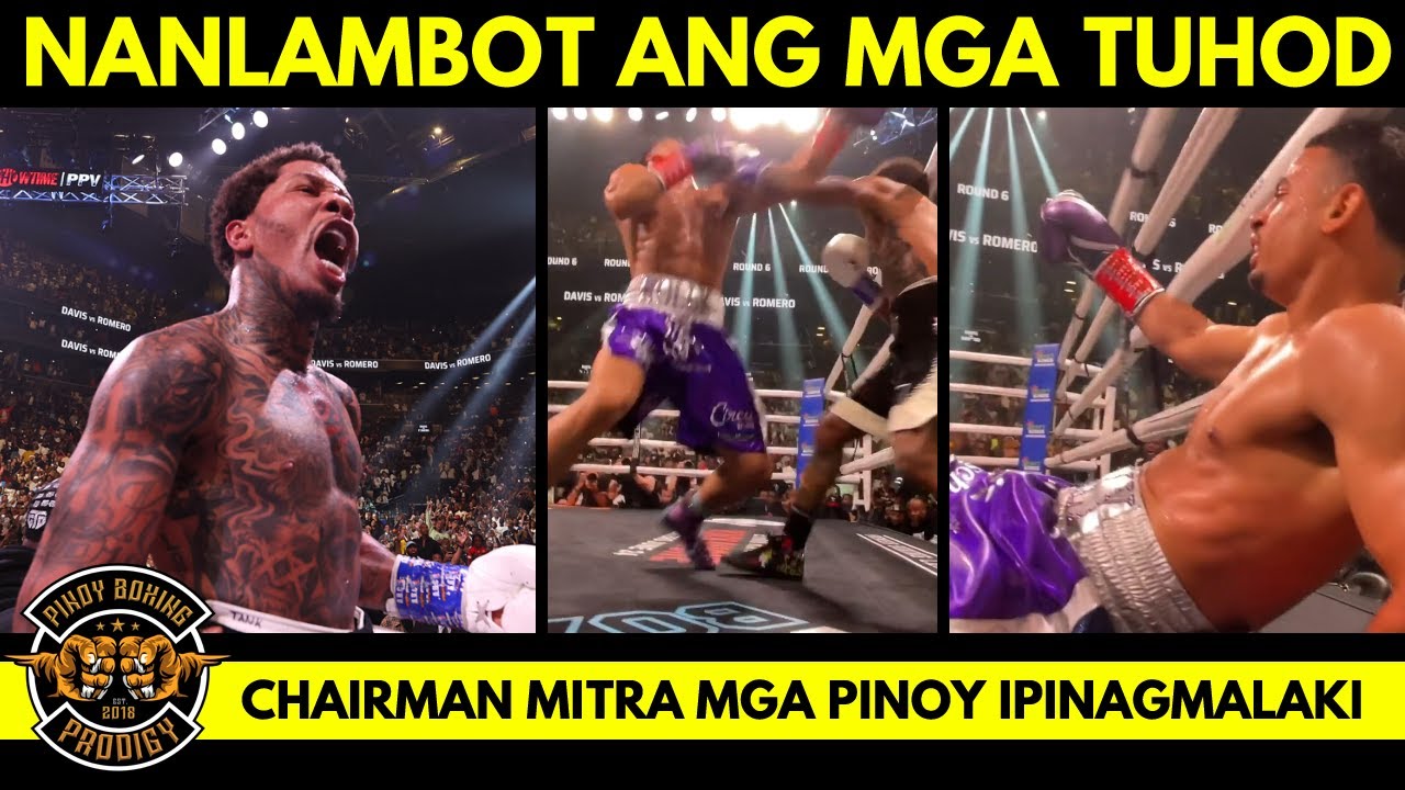 BREAKING: Romero BAGSAK kay Davis, hilo sa suntok! | GAB Chairman binida mga Pinoy sa IBF Convention