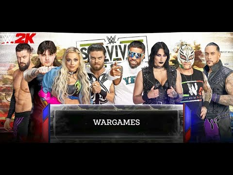 The Judgement day vs Rhea Ripley & Jey Uso & Damian Priest & Rey Mysterio | WWE2K24 #wwe #wwe2k24 background