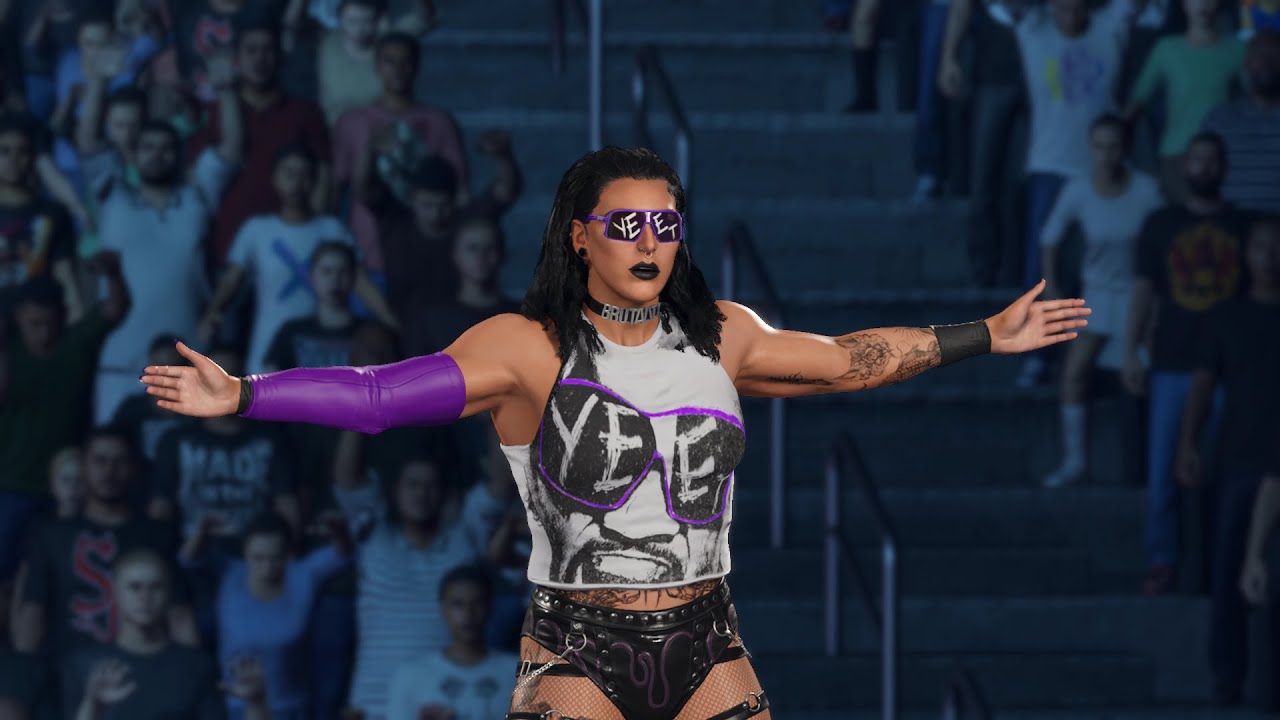Rhea Ripley Jey Uso entrance - Mami Yeet WWE 2K25 #wwe #rhearipley #jeyuso #wwe2k #2k #wwe2k25