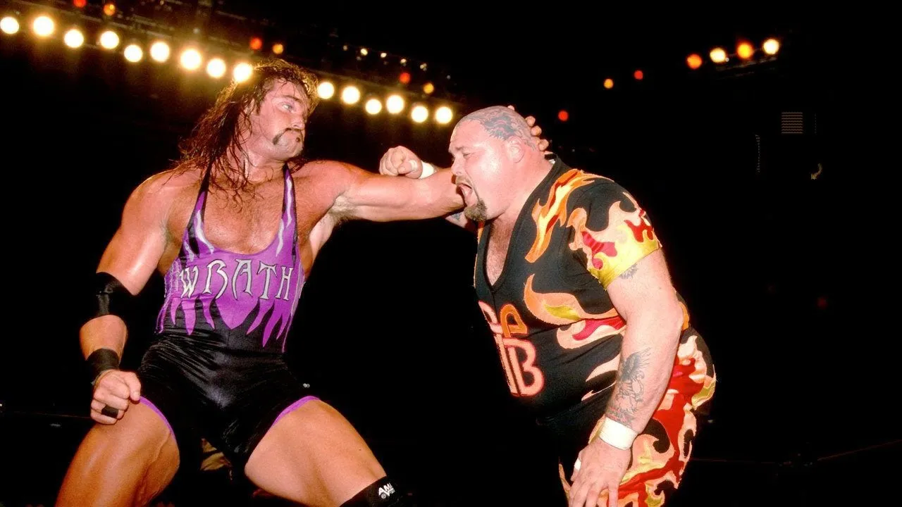 Wrath🔥vs. Bam Bam Bigelow (WCW Monday Nitro 04/1/1999) background
