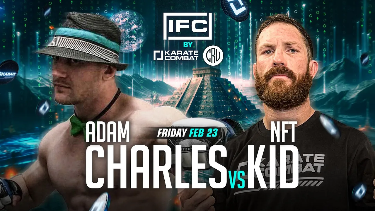 KARATE COMBAT |The NFT KID vs ADAM CHARLES | IFC *Full Fight* | background