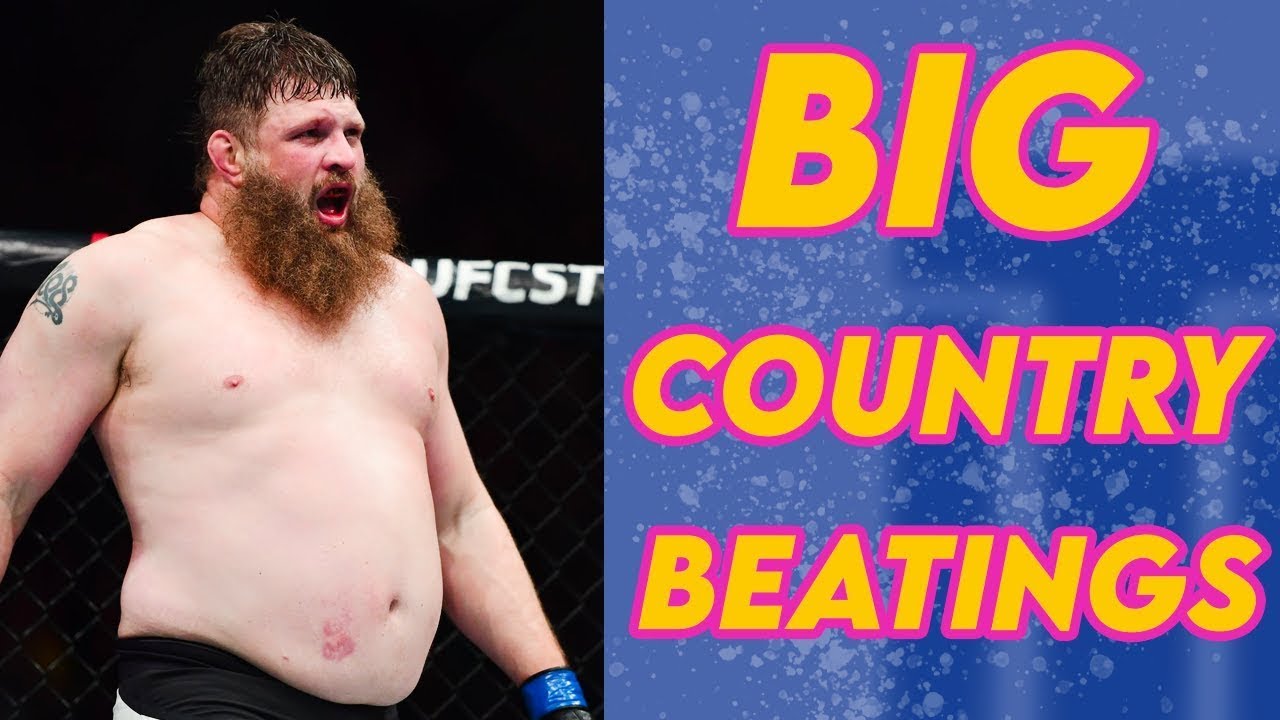 3 Mins of Roy Nelson Mostly KO'ing Fighters But Sometimes Getting Beat Harder than a Teenagers Meat background