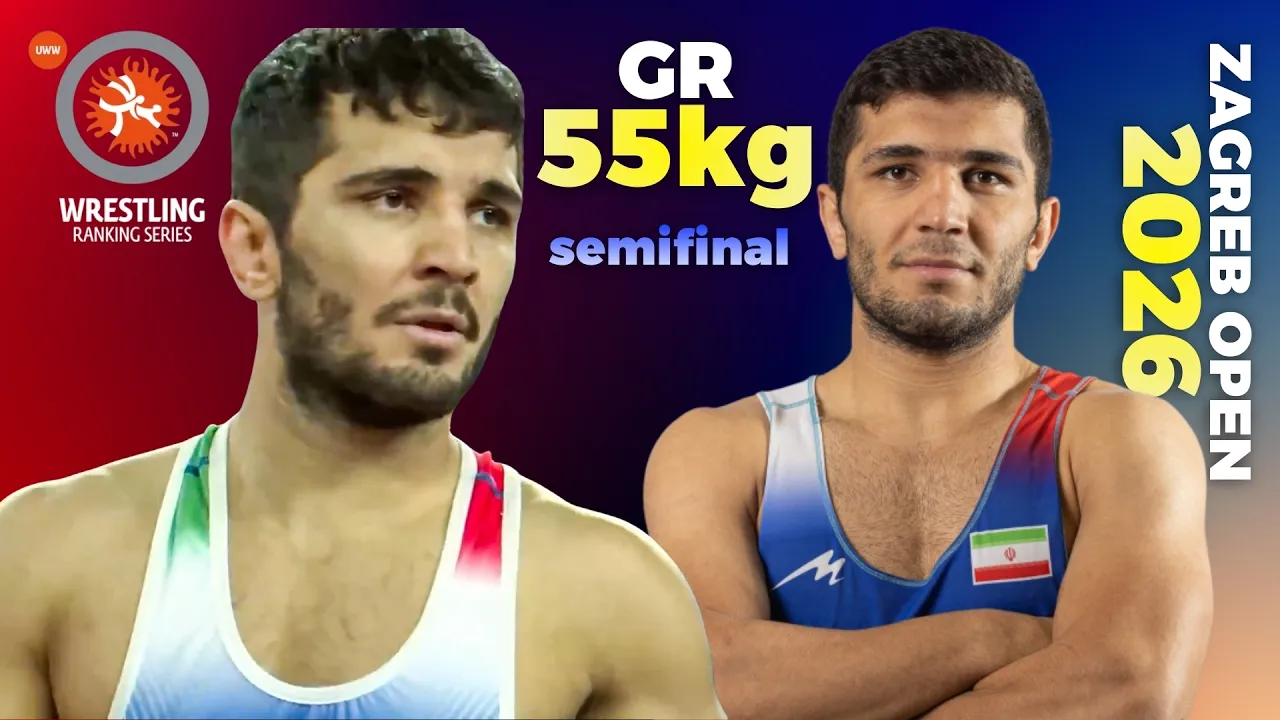 Mohammad Hajiali HOSSEINVAND PANAHISANI (IRI) vs. Poya Soulat DAD MARZ (IRI). 2026 Zagreb Open. 1/2