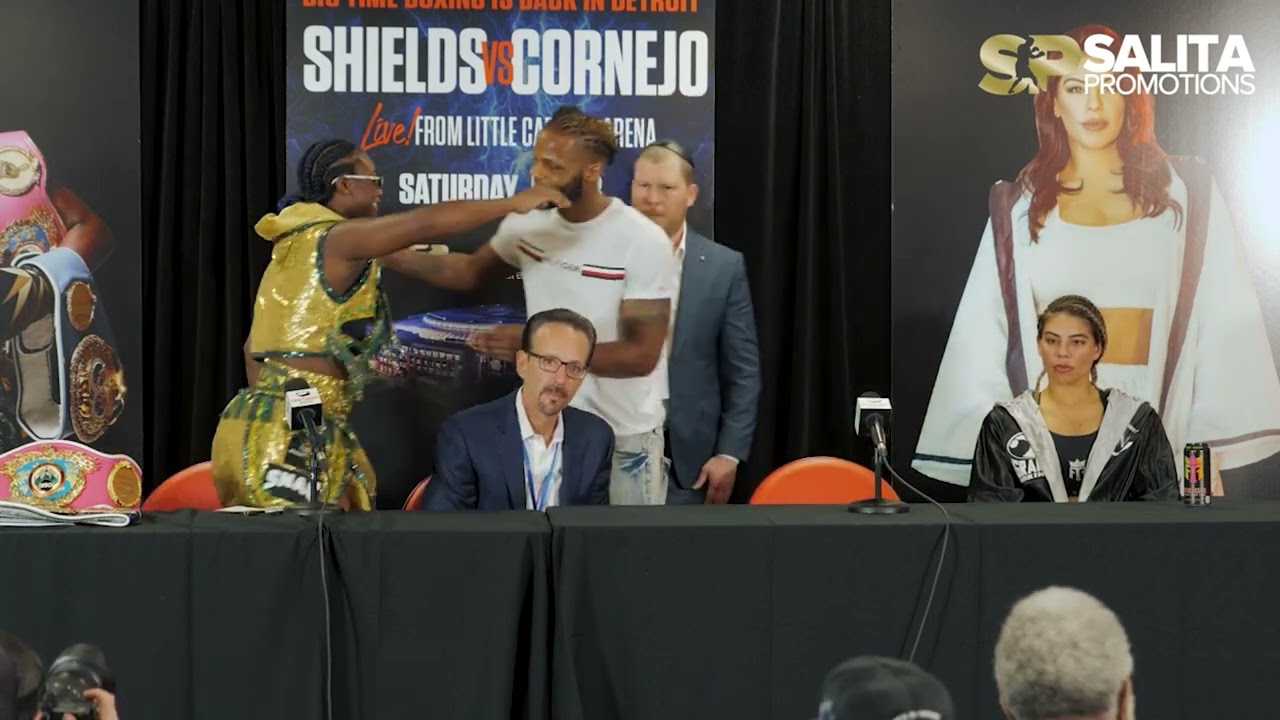 UNDISPUTED! Claressa Shields vs Maricela Cornejo POST-FIGHT PRESS CONFERENCE background
