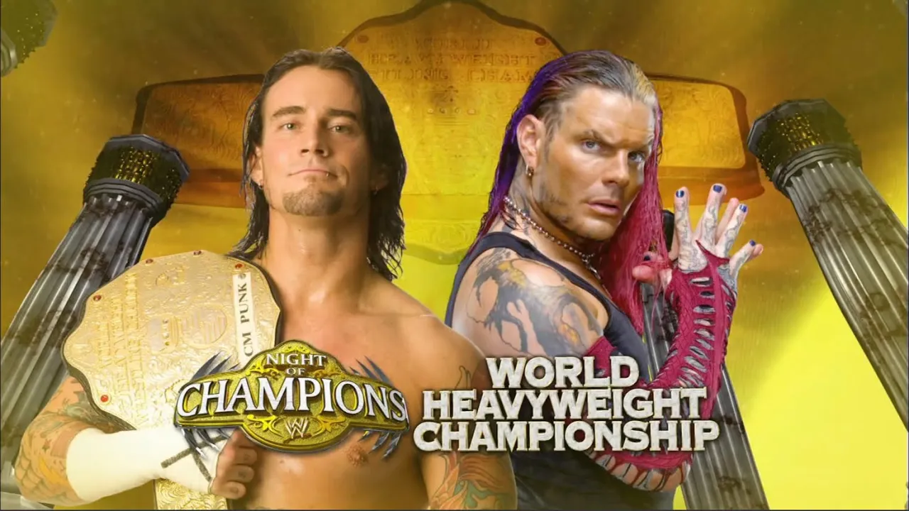Story of CM Punk vs. Jeff Hardy | Night Of Champions 2009 background