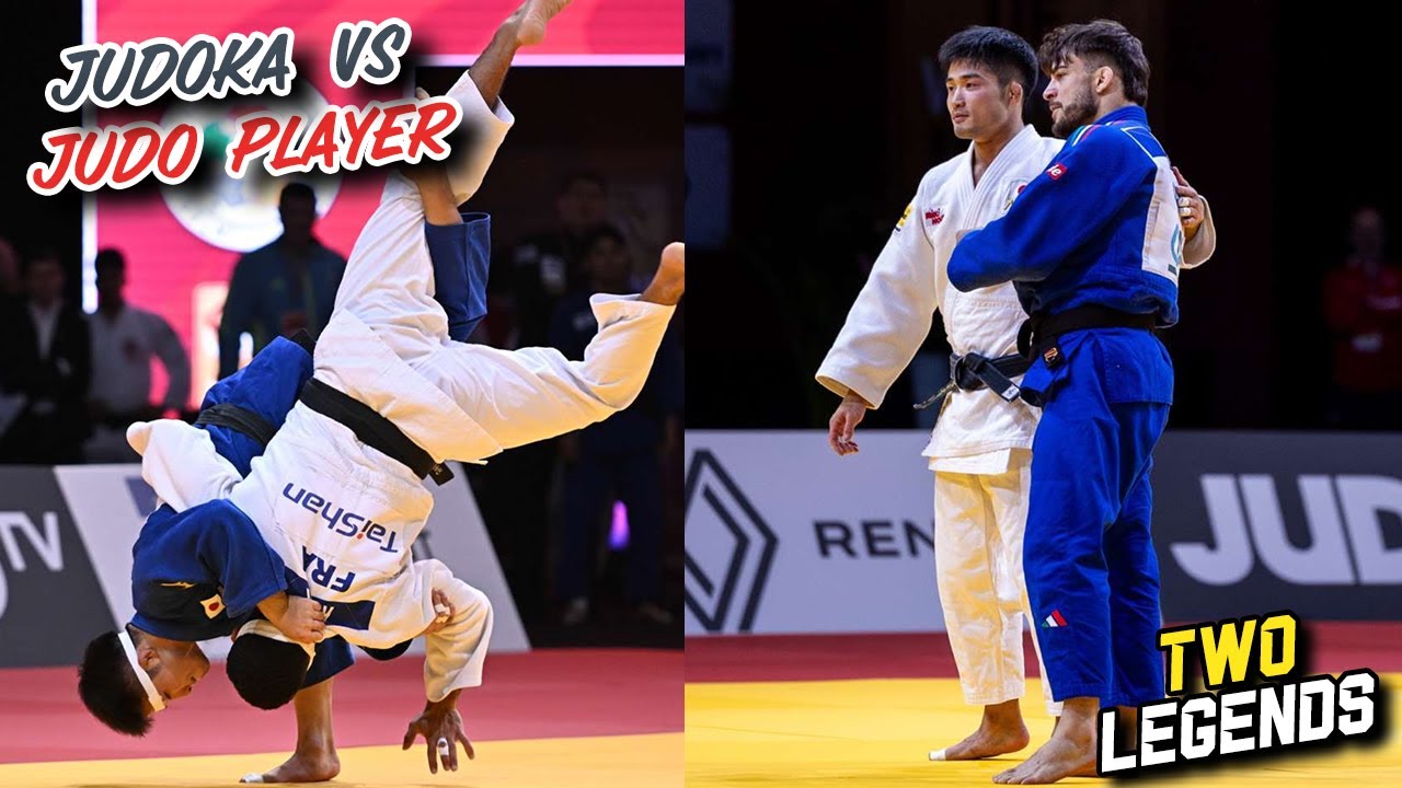 丸山城志郎 - MARUYAMA vs BASILE, and a French Judo Player vs a Judoka