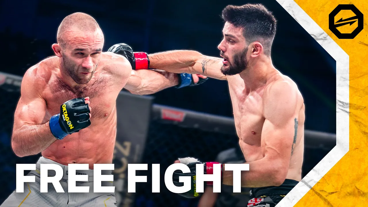 NON-STOP Submission Attempts! 💪 SANIKIDZE vs. CARTWRIGHT | FREE FIGHT | OKTAGON 61 background