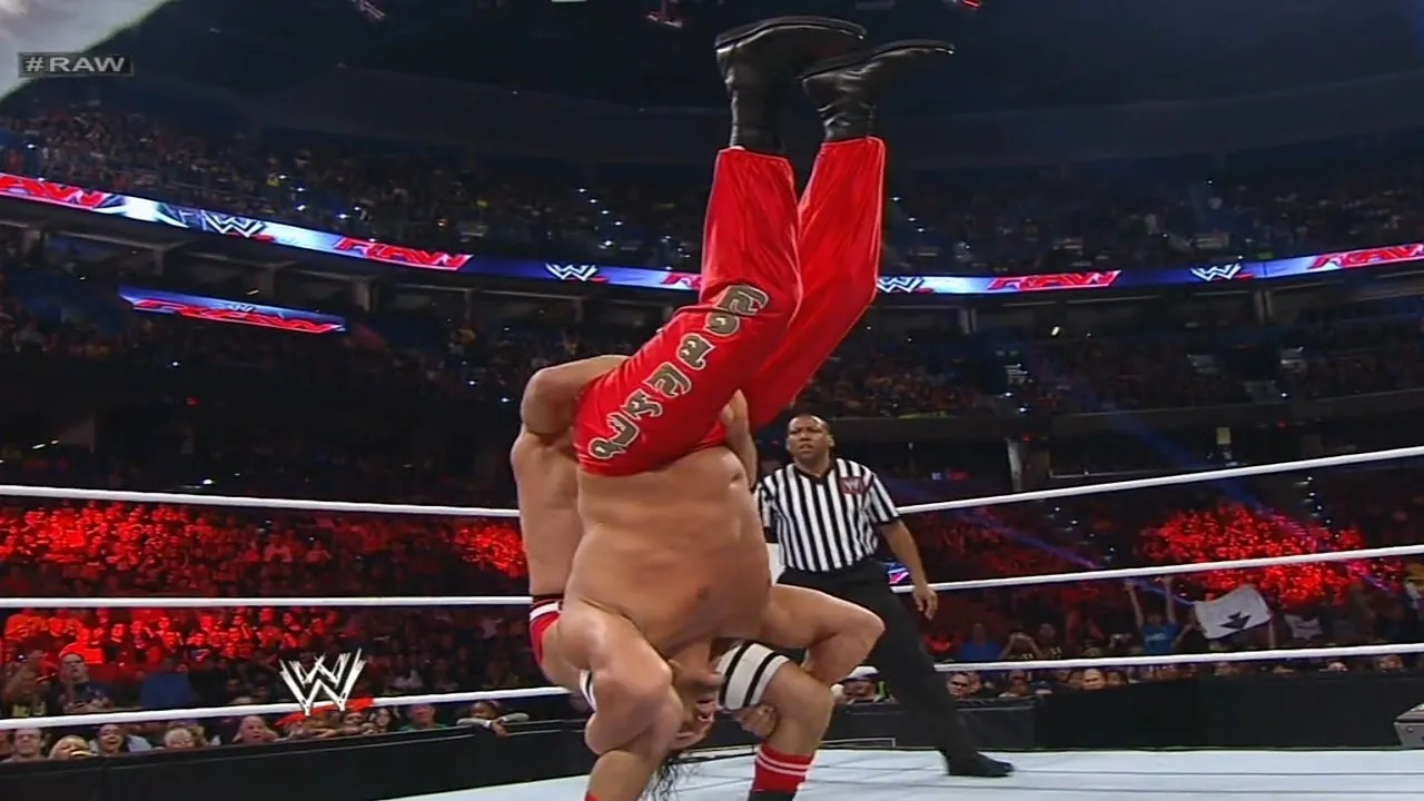 Antonio Cesaro🇨🇭vs. The great Khali🇳🇪 (Raw 07/1/2013)