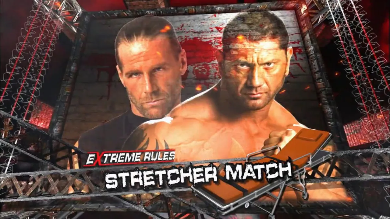 Story of Shawn Michaels vs. Batista | One Night Stand 2008 background