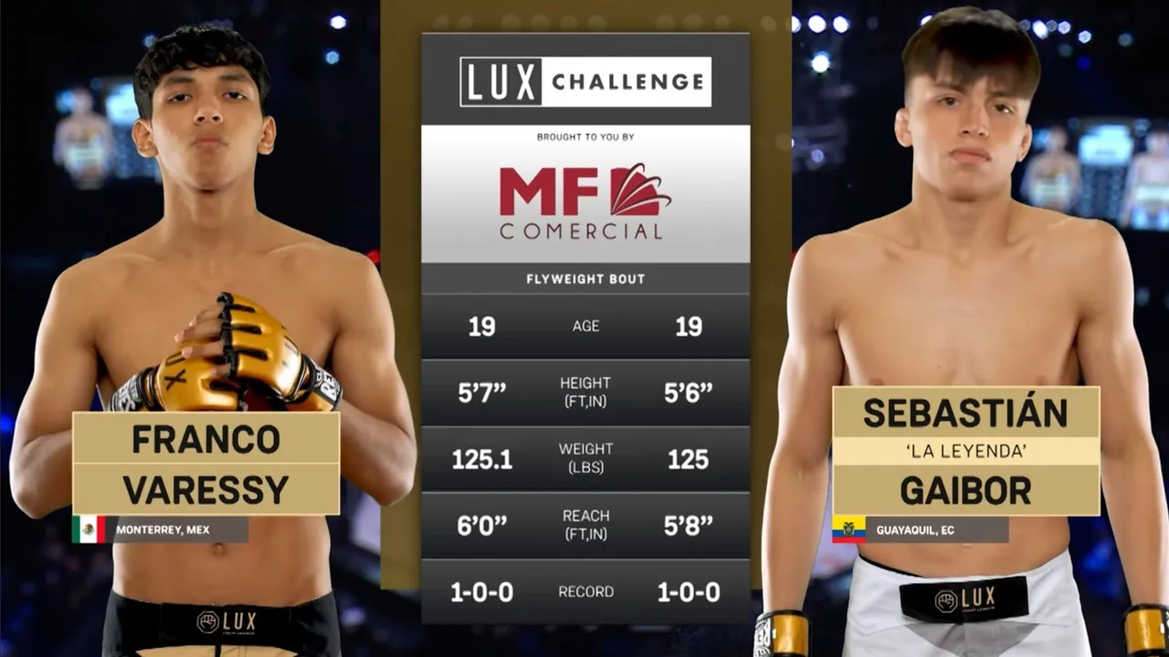 GUERRA TOTAL EN LUX 050 Franco Varesy vs. Sebastián "La Leyenda" Gaibor