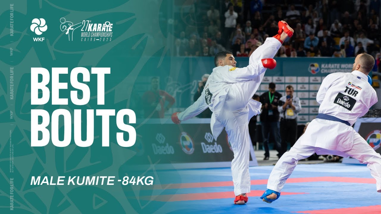 Force of Egyptian karate |  Best Bouts of #KarateCairo2025 | Y. Badawy (EGY) vs H. Arslan (TUR)