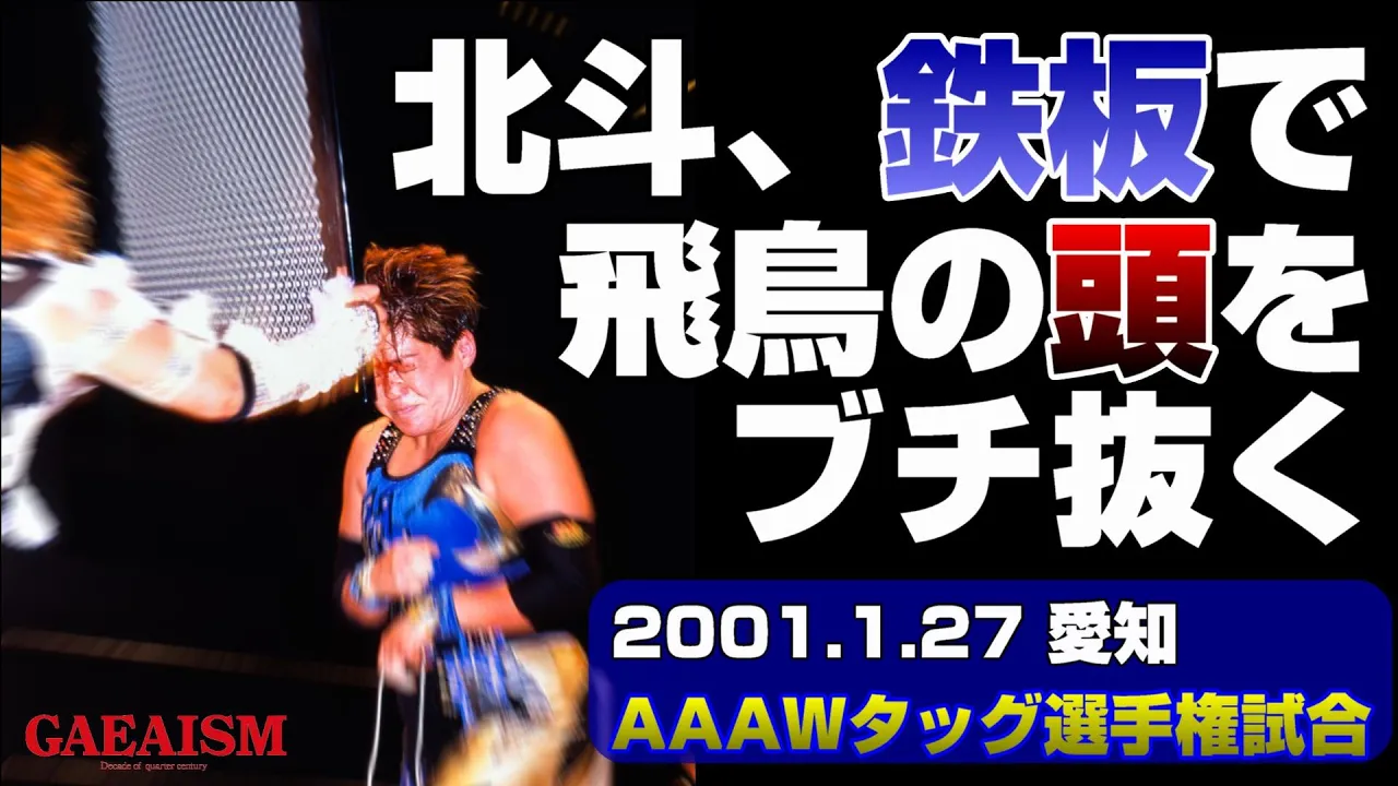 【女子プロレス GAEA】蛮行!汚された王座戦 長与千種 & ライオネス飛鳥 vs 北斗晶 & 尾崎魔弓 2001年1月27日@愛知・名古屋国際会議場 AAAWタッグ選手権試合