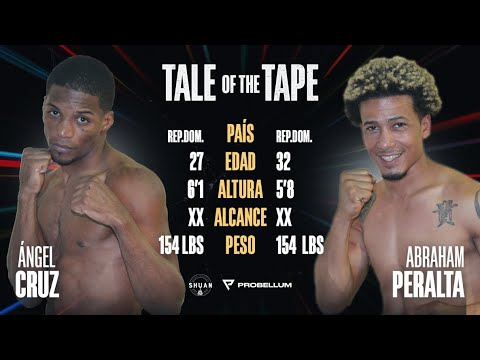 Angel Cruz VS Abraham Peralta backdrop