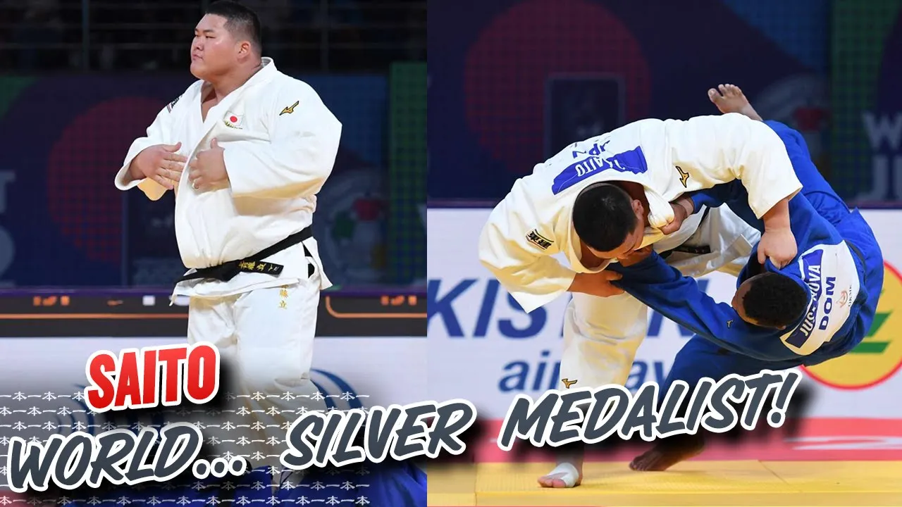 SAITO Judo Worlds Silver Medalist 2022 柔道世界選手権 準優勝 background