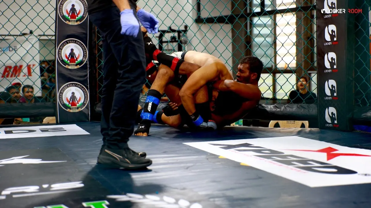 Shanker Biswas vs Niraj Waval | Amateur MMA Fight | Warrior's Dream Series 5 | GAMMA India background