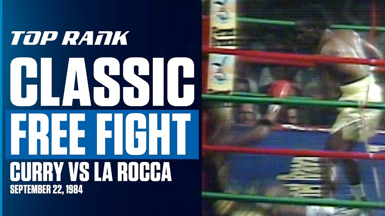 LONE STAR COBRA! Donald Curry KO's La Rocca | FREE FIGHT | SEPTEMBER 22, 1984 background