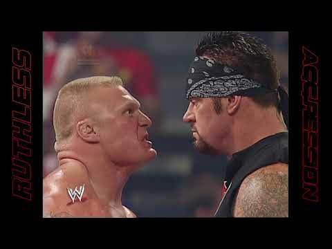 Brock Lesnar after SummerSlam | WWE RAW (2002) background