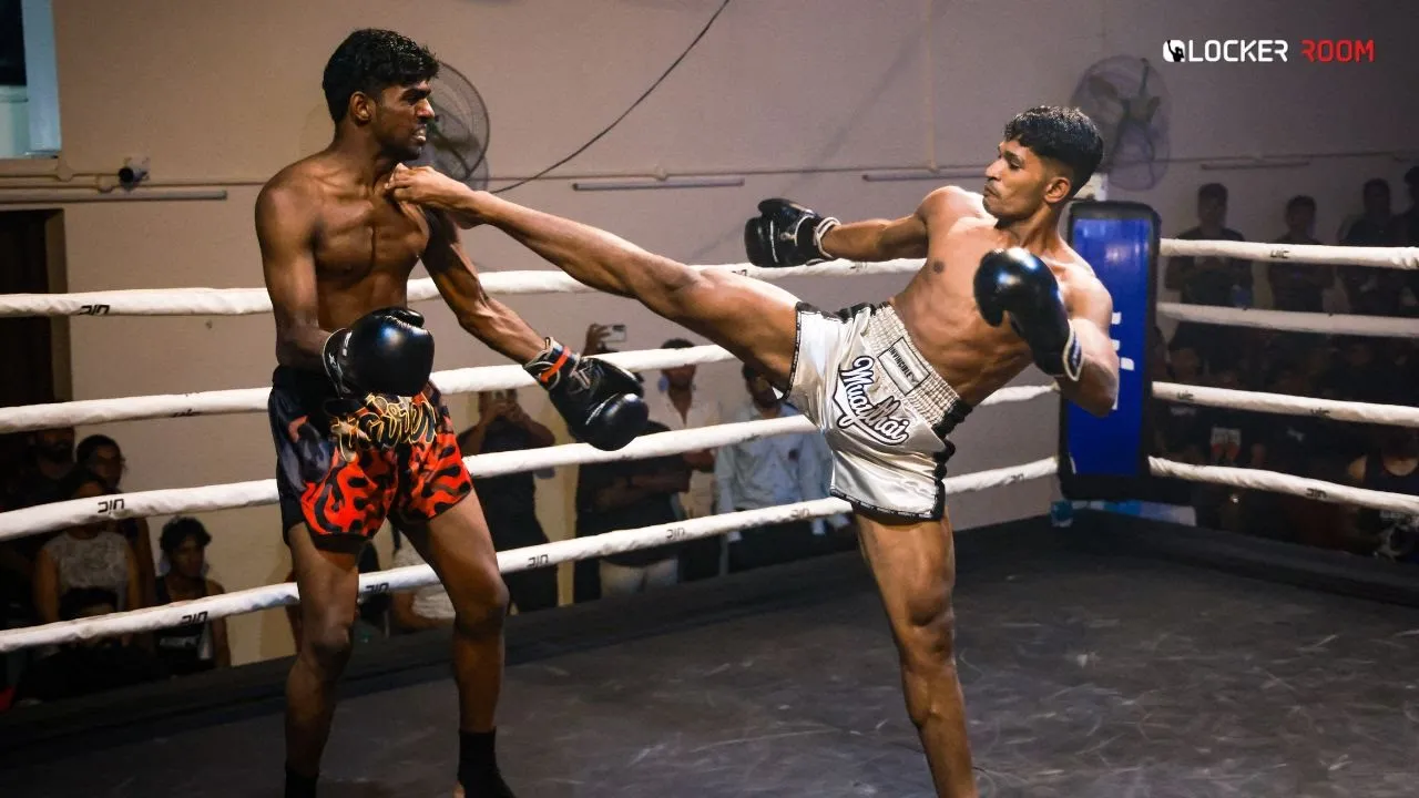 Ben Correya vs Vinay | Full Fight Video | FL Muay Thai Fight Series 8 | Kerala | India background