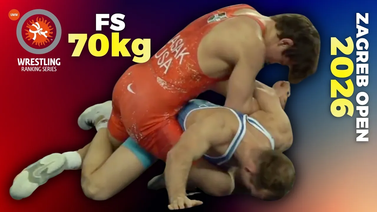 Tyler Oscar KASAK (USA) vs. Alexander SEIWALD (AUT). 2026 Zagreb Open | FS 70Kg