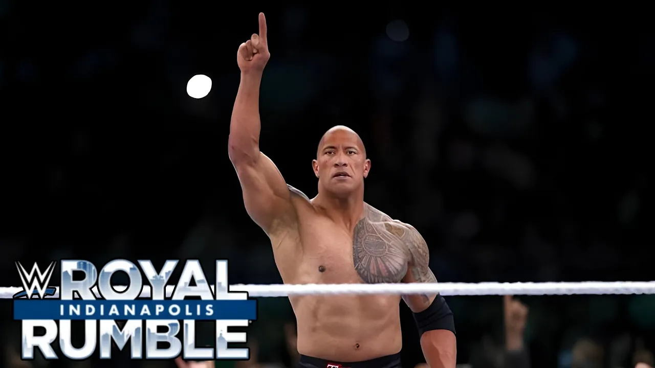 The Rock Enters Royal Rumble Match At Number 31 ? WWE Men's Royal Rumble Match 2025 Entry Prediction background