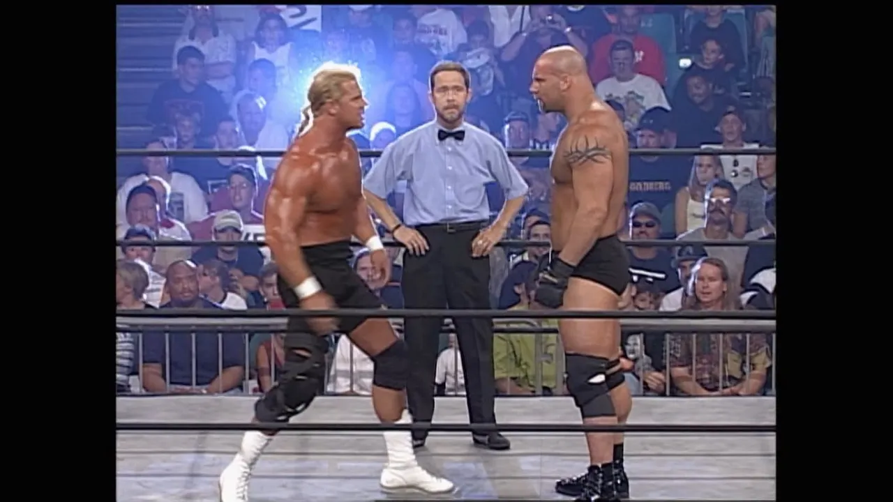 Goldberg vs Curt Hennig: WCW World Heavyweight Title Match backdrop