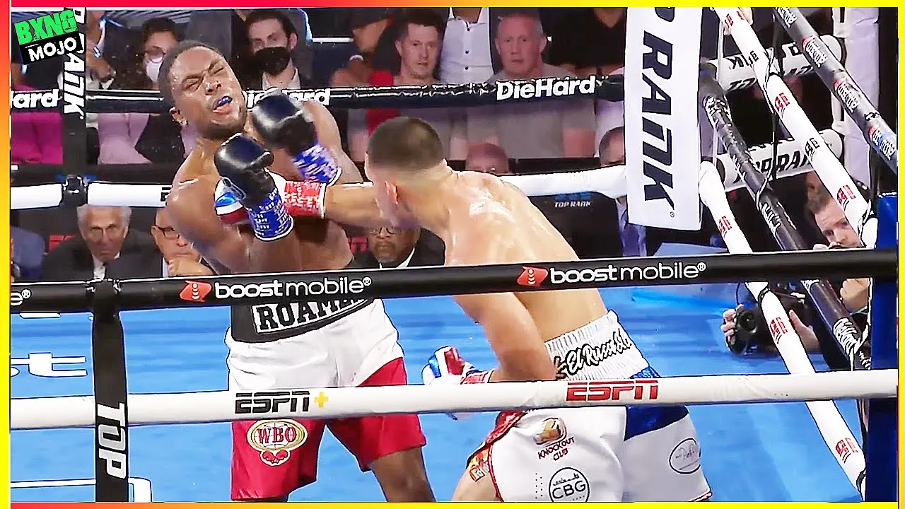 Edgar Berlanga (Puerto Rico) vs Alexis Angulo (Colombia) - Boxing Highlights HD background
