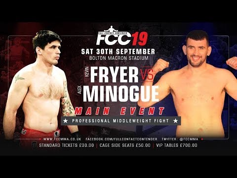FCC19 | Kevin Fryer vs Alex Minogue | Fight Promo | 30.09.17 background