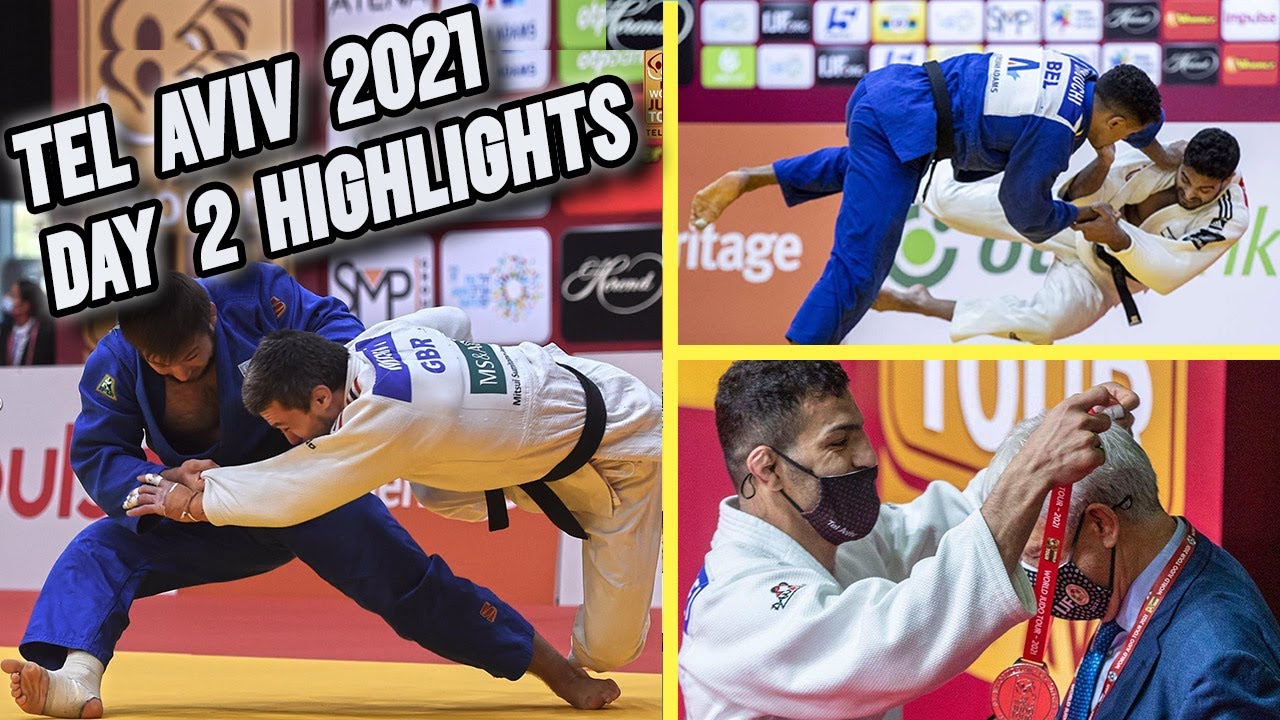 Tel Aviv GS 2021 Day 2 Highlights - Upsets, Results, Saeid Mollaei, Match of the Day backdrop
