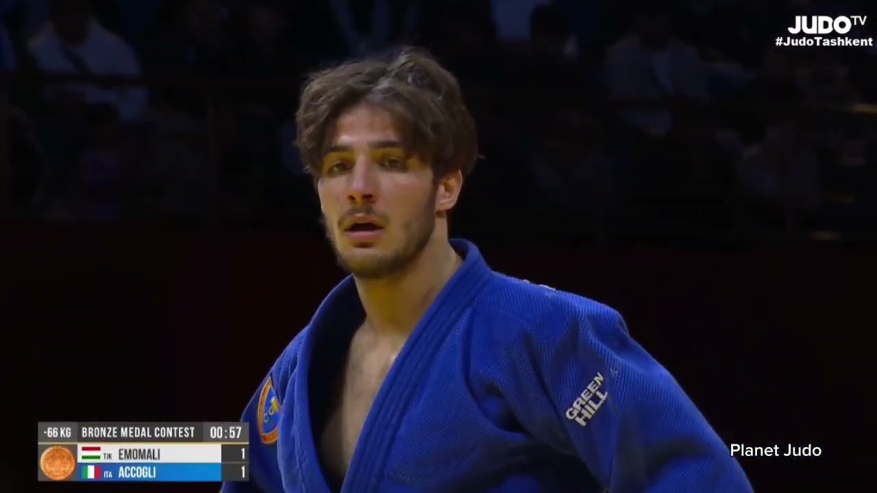 Nurali EMOMALI 🇹🇯 🆚️ Valerio ACCOGLI 🇮🇹 | схватка за бронзу/-66кг | Большой Шлем Ташкент 2026
