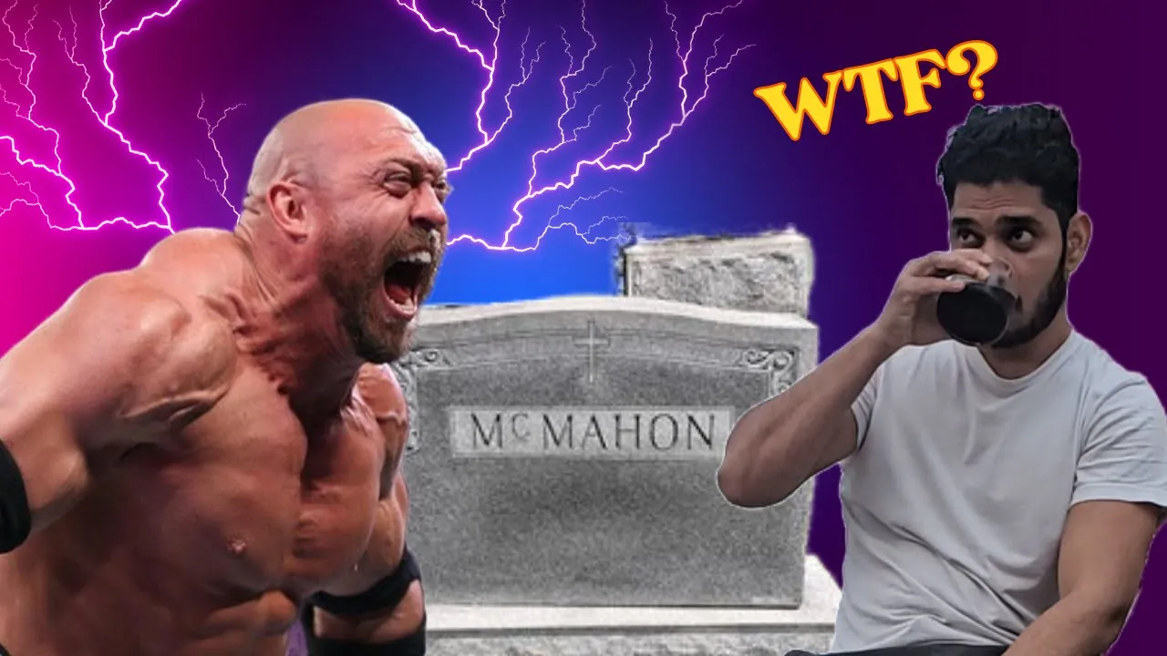 This failed WWE wrestler called me a TRASH HUMAN | He also wants to piss on Vince McMahon's GRAVE background