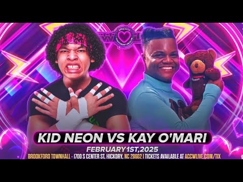 Accwlive 2/1/25 Kid Neon Vs Kay o'mari highlights