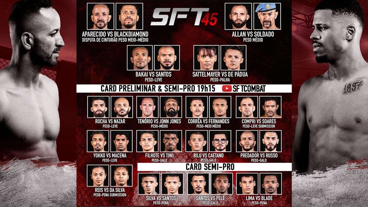 SFT Combat 45 - APARECIDO vs BLACK DIAMOND