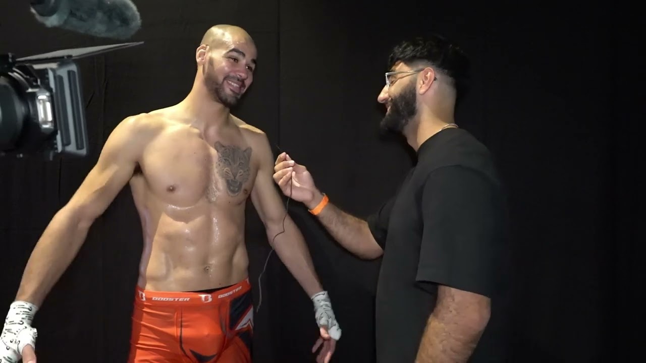LFL 10: Post-fight scene with Yousri Belgaroui