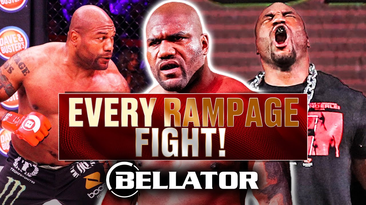 Every Quinton "Rampage" Jackson's Bellator Fight! | Feat. King Mo, Chael Sonnen, & MORE! background