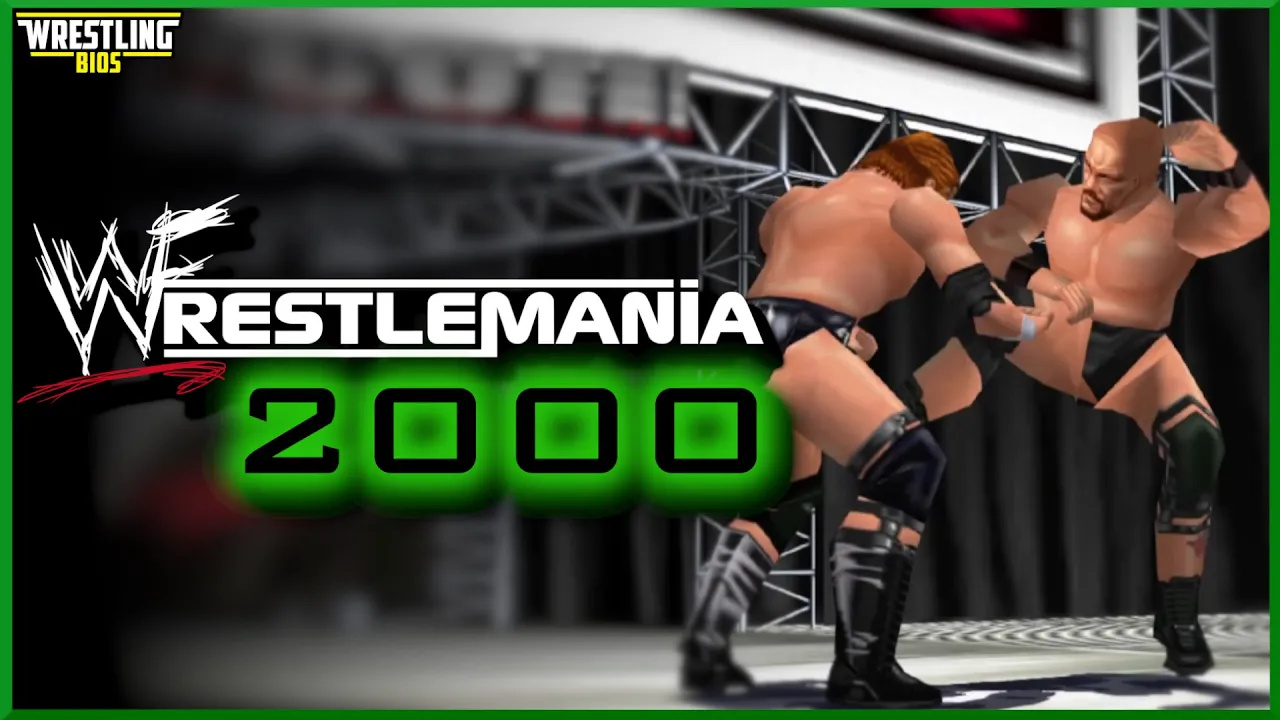 Looking Back at WrestleMania 2000 on N64 background