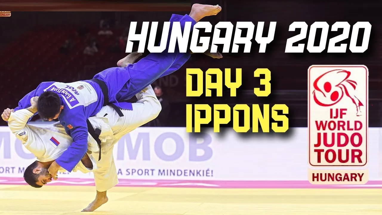 Judo Grand Slam Hungary 2020 - Day 3 Ippons background