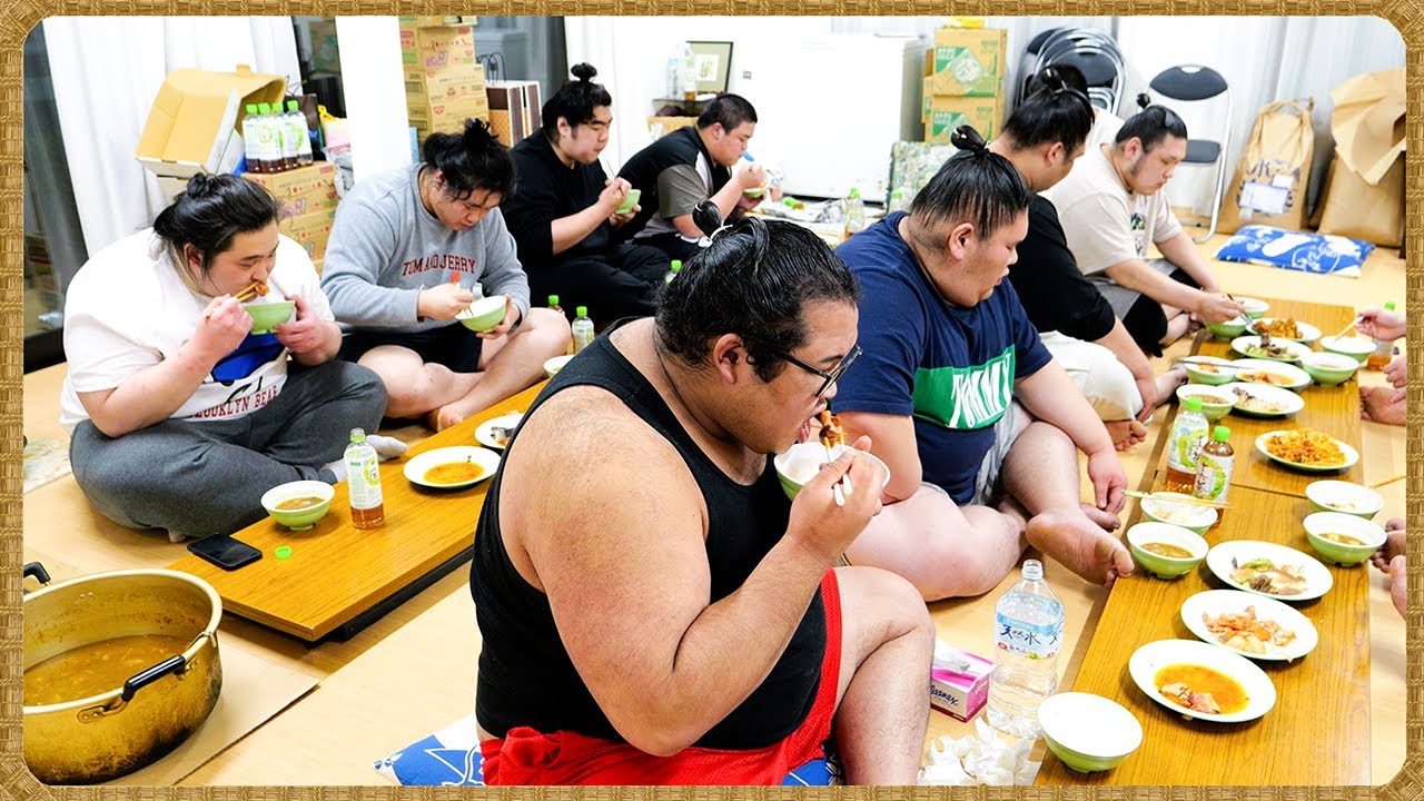 【相撲飯】ブリ照り・鮭の塩焼き・焼肉・トマトソースパスタ・煮物 / 厚雅の中剃り / 🍚『ちゃんこ番:颯雅・相馬・駿太』