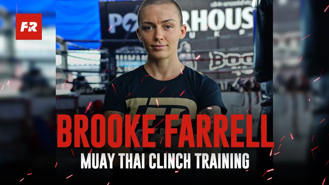 Muay Thai Clinch Training With Brooke Farrell | Muay Thai Training