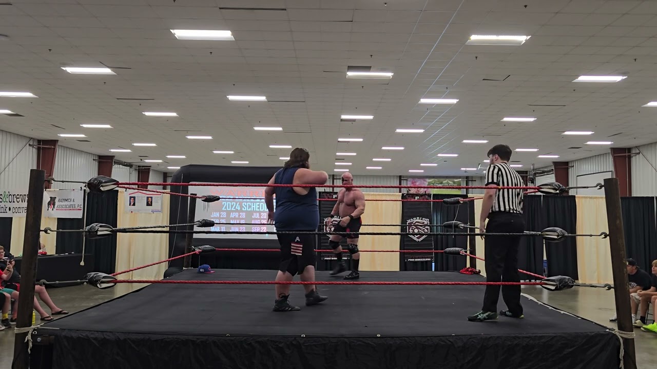 Hammer vs Hoss Huxley - WPW 8/25/24 background