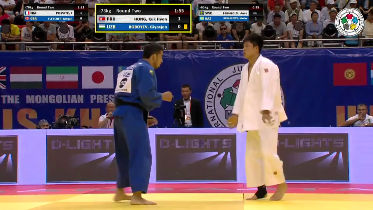 Giyosjon Boboyev vs Kuk Hyon Hong Grand-Prix Ulaanbaatar 2015