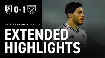 WEDNESDAY NIGHT DEFEAT | NARROW HAMMERS DEFEAT | FULHAM 0-1 WEST HAM