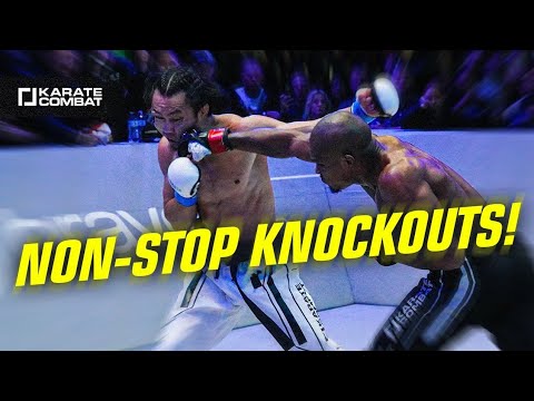KARATE COMBAT *BRUTAL* KOs | Karate Combat 43: All the KNOCKOUTS! background